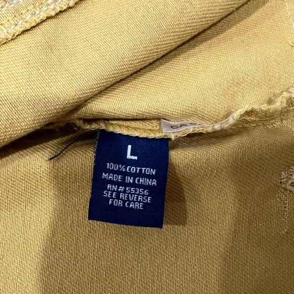 Street wear mustard yellow, cropped jean jacket - Picture 8 of 8